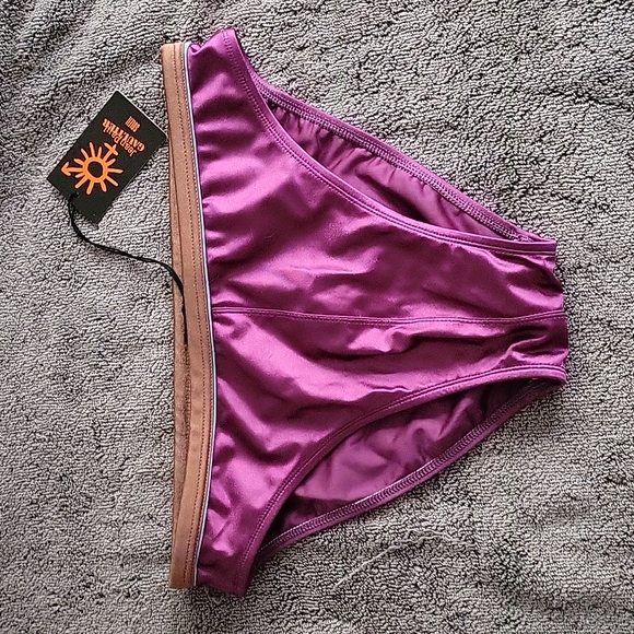 Jean Paul Gaultier Soleil Men's Purple Swimsuit Breifs 48 - Picture 1 of 8